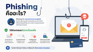 Phishing คืออะไร วิธีสังเกตและไม่ตกเป็นเหยื่อ