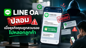 LINE OA ปลอม เมื่อธุรกิจคุณถูกสวมรอยไปหลอกลูกค้า