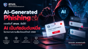 AI-Generated Phishing เมื่อ AI เขียนอีเมลหลอกเนียนเท่าผู้เชี่ยวชาญ